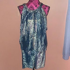 Sexy Summer Dress w/Bohemian Animal Print